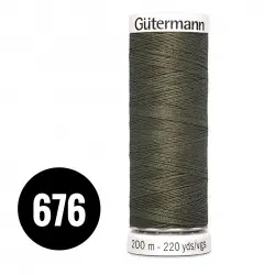 Gütermann Allesnäher Olivegrün 200M (676) Gütermann Allesnäher Olivegrün 200M (676)