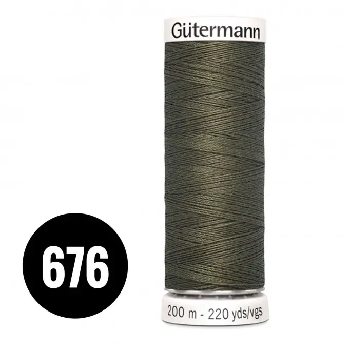 Gütermann 676 Oliva Verde 200M (043) - (Filati Cucirini)