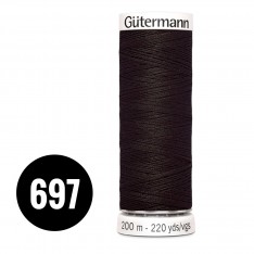 Gütermann Fil à Coudre Universel Chocolat Noir 200M (697)