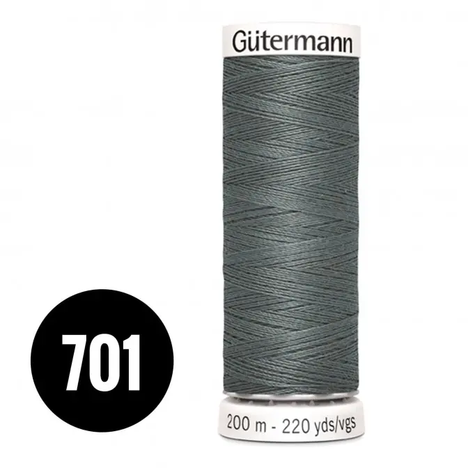 Gütermann 701 Anthrazit 200M (043) - (Nähgarn)