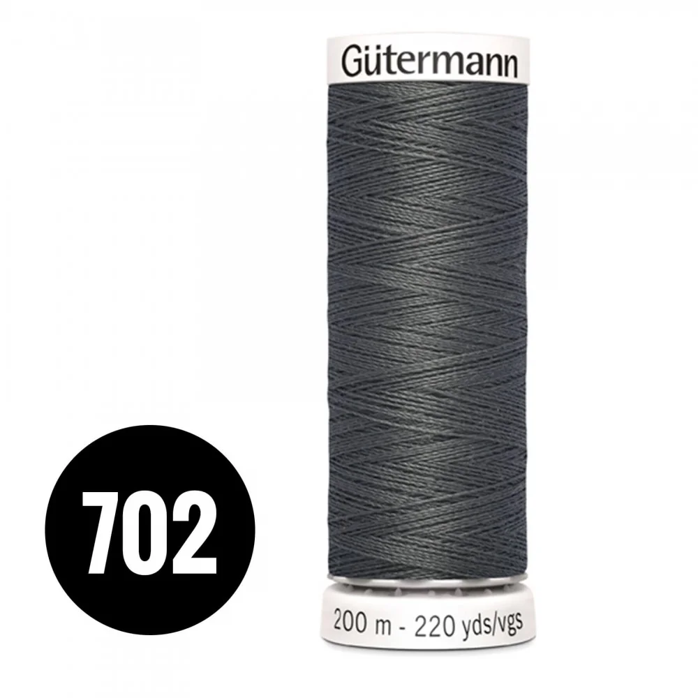 Gütermann Allesnaaier Donker Grijs 200M (702)