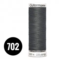 Gütermann Fil à Coudre Universel Gris Foncé 200M (702) Gütermann Fil à Coudre Universel Gris Foncé 200M (702)