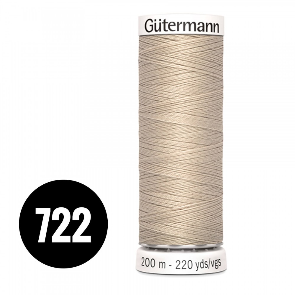 Gütermann Fil à Coudre Universel Beige Crème 200M (722) Gütermann Fil à Coudre Universel Beige Crème 200M (722)
