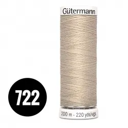 Gütermann Allesnaaier Beige Creme 200M (722)