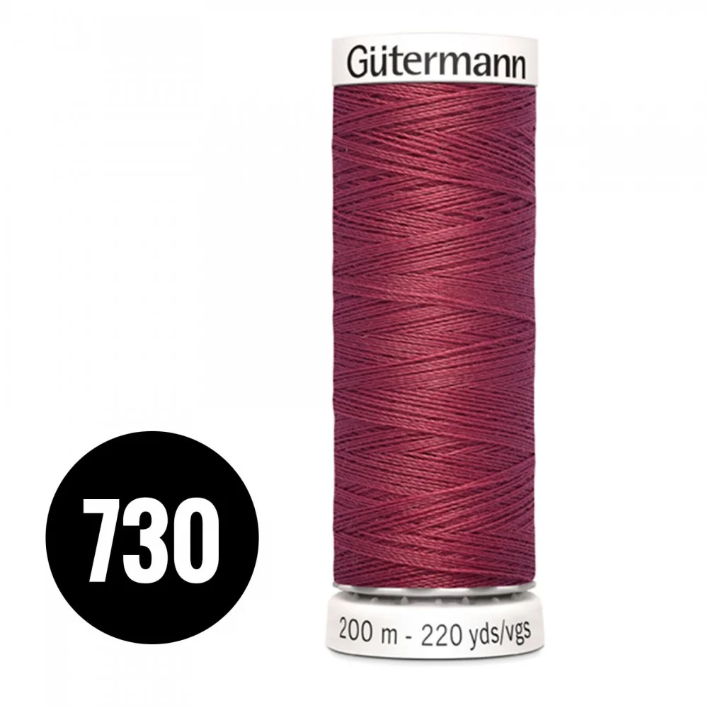 Gütermann Allesnaaier Licht Bordeaux 200M (730)