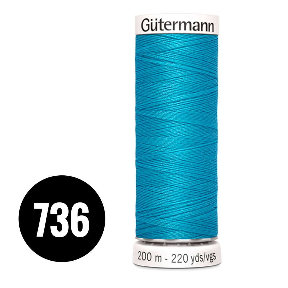 Gütermann Fil à Coudre Universel Aqua 200M (736) Gütermann Fil à Coudre Universel Aqua 200M (736)