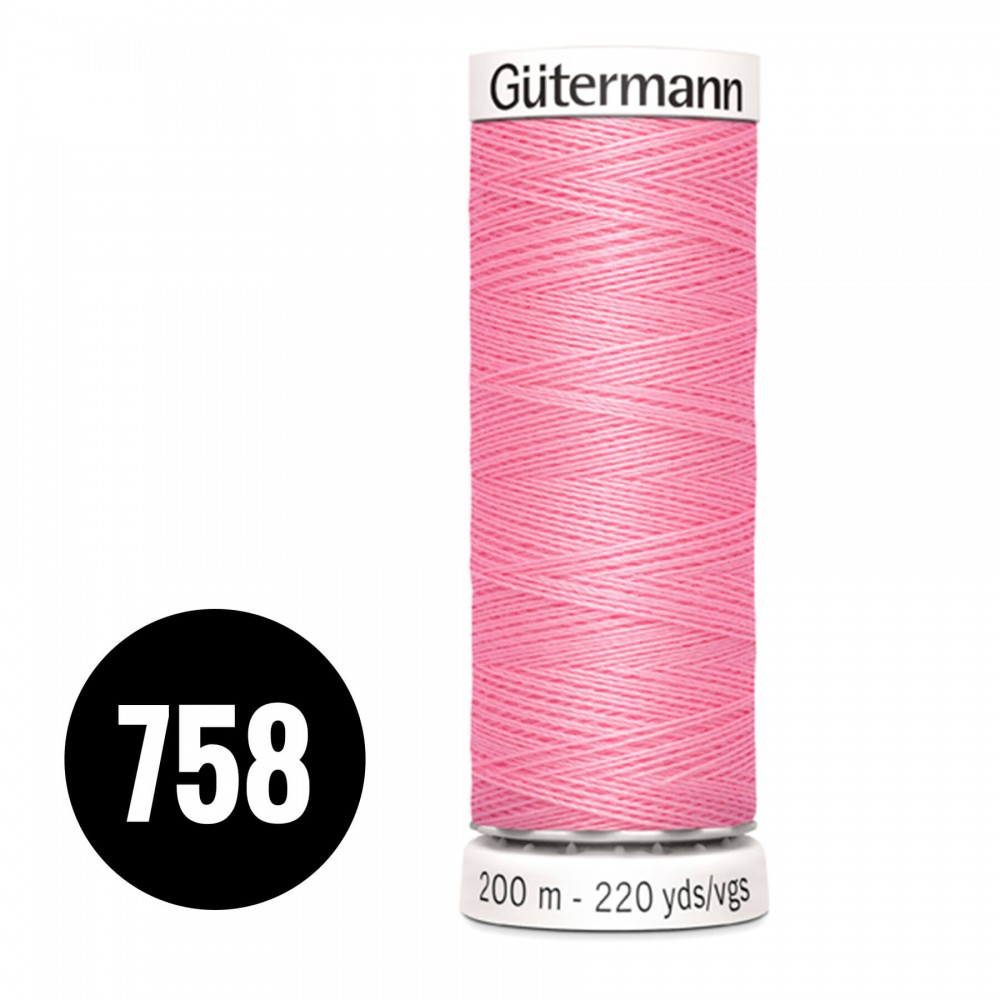 Gütermann Fil à Coudre Universel Fluor Rose 200M (758) Gütermann Fil à Coudre Universel Fluor Rose 200M (758)