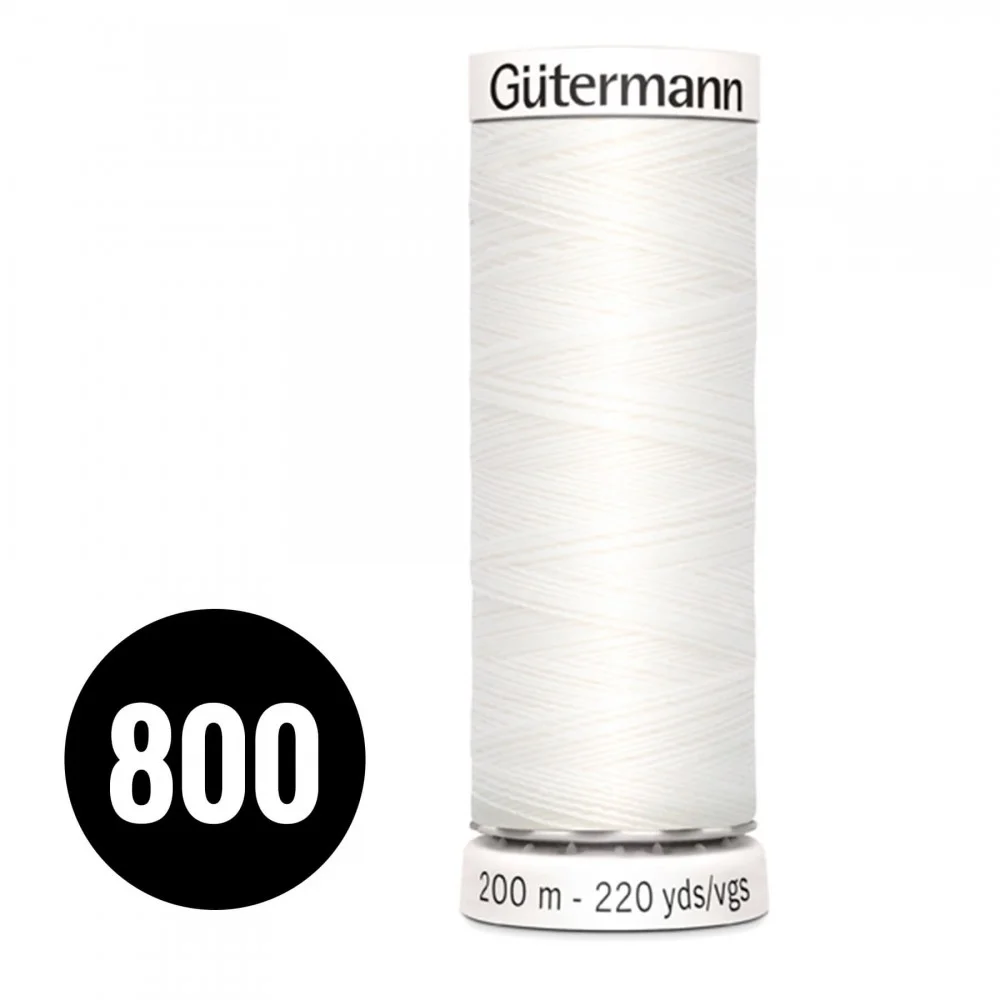 Gütermann Allesnaaier Wit 200M (800)