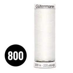 Gütermann Allesnäher Weiß 200M (800) Gütermann Allesnäher Weiß 200M (800)