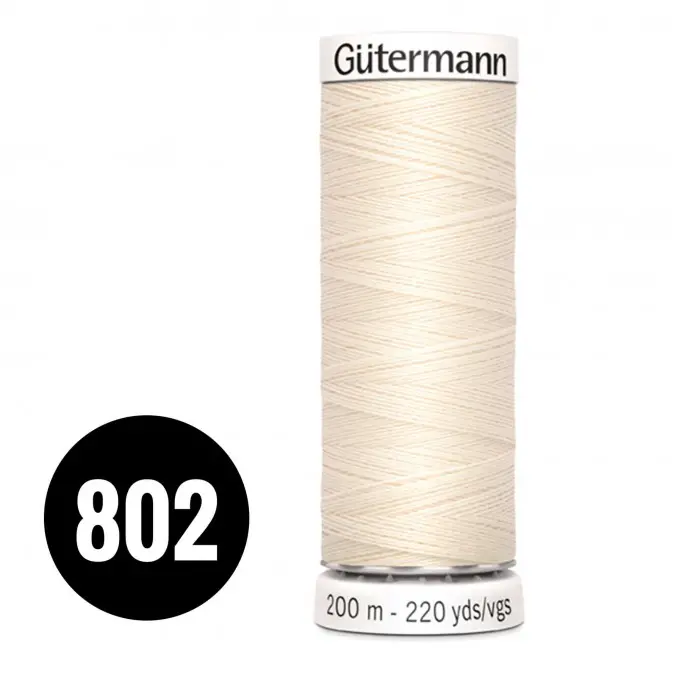 Gütermann 802 Creamy 200M (043) - (Sewing Threads)