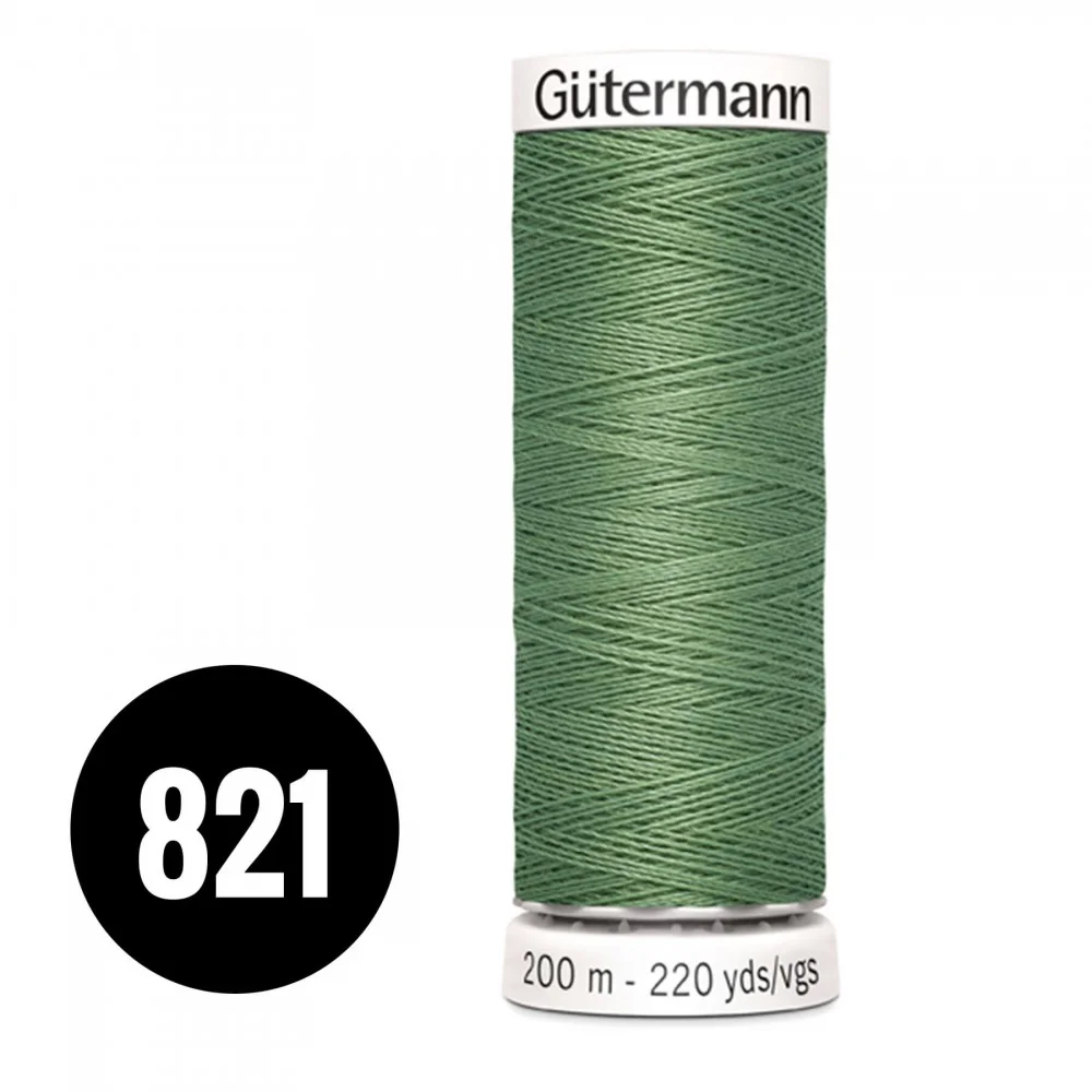 Gütermann Allesnaaier Donker Mint 200M (821)