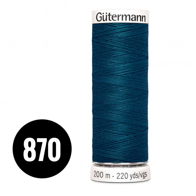 Gütermann 870 Verde Blu 200M (043) - (Filati Cucirini)