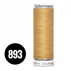 Gütermann Fil à Coudre Universel Jaune Ocre 200M (893)