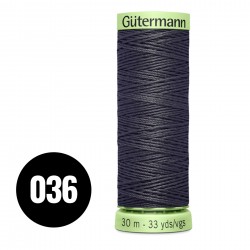 Gütermann Fil à Coudre Super Résistant Houille Noir 30M (036)