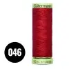Gütermann Ornamental And Button Hole Thread Warm Red 30M (046)