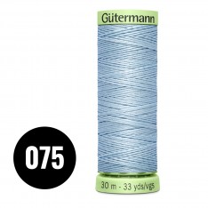 Gütermann Zierstich- Und Knopflochfaden Hell Blau 30M (075)