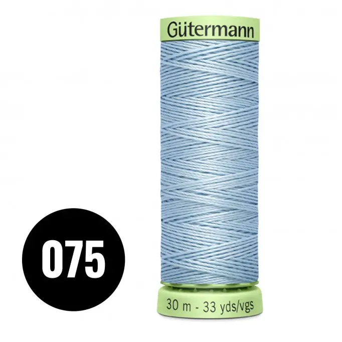 Gütermann Filato Punti Decorativi e Occhielli Blu Chiaro 30M (075) - (Merceria)