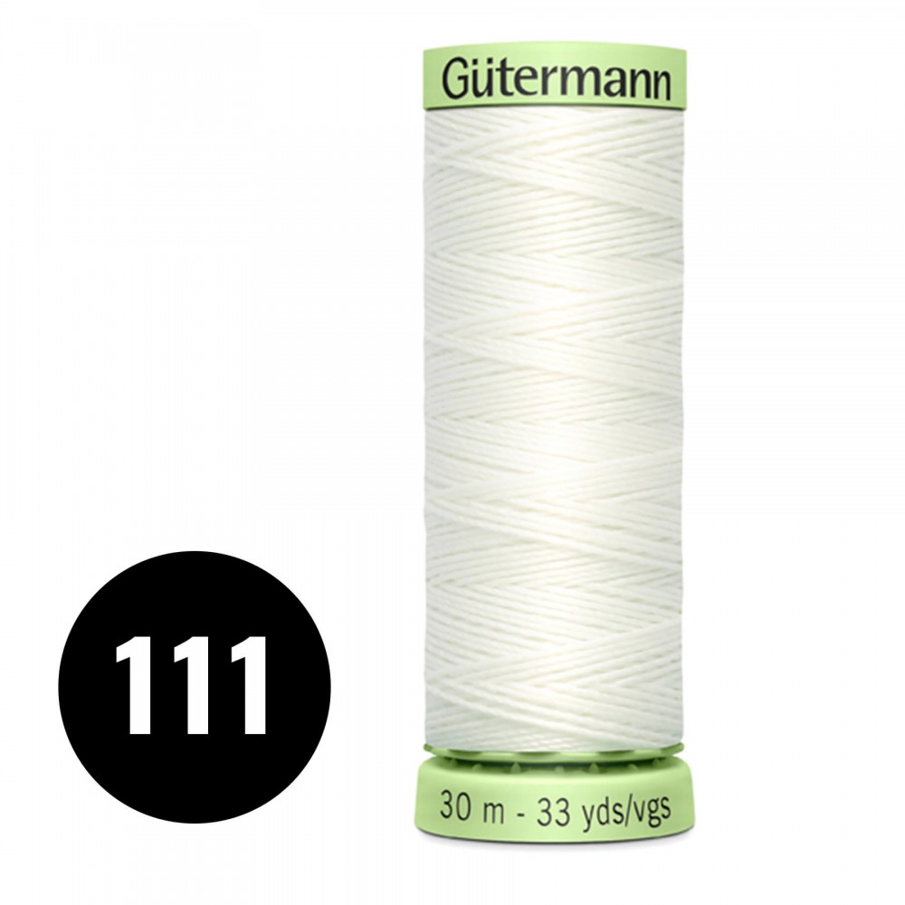 Gütermann Pyntestings- Og Knaphulstråd Råhvid 30M (111)