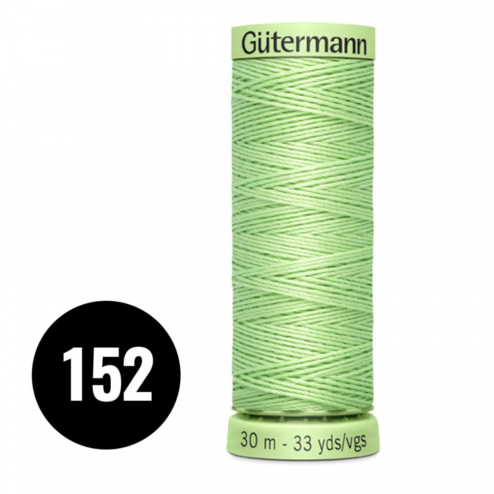 Gütermann Pyntestings- Og Knaphulstråd Lys Grøn 30M (152)