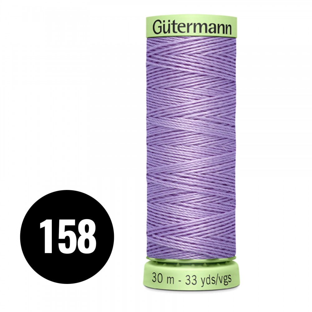 Gütermann Pyntestings- Og Knaphulstråd Lilla 30M (158)