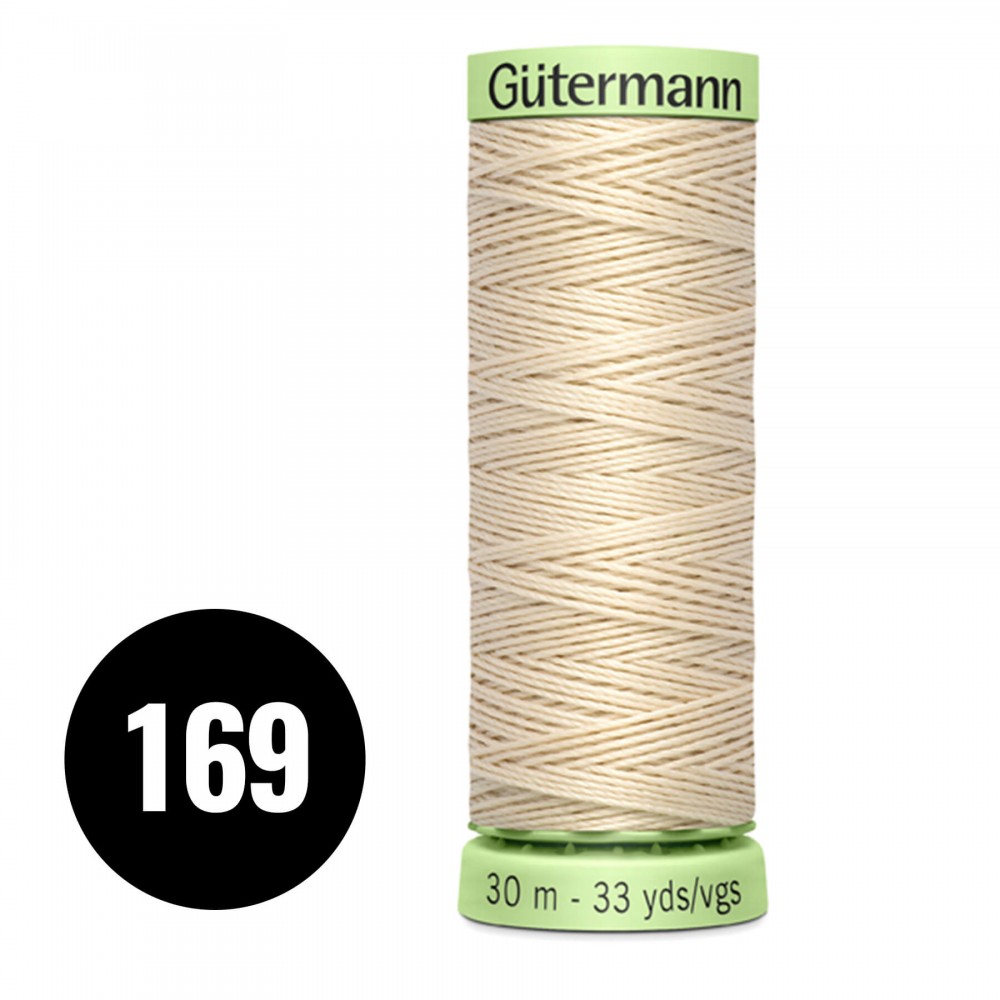 Gütermann Pyntestings- Og Knaphulstråd Lys Strandsand 30M (169)
