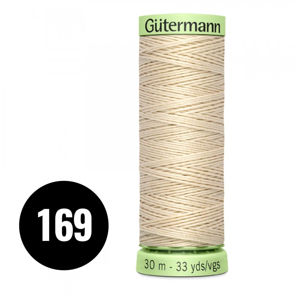 Gütermann Pyntestings- Og Knaphulstråd Lys Strandsand 30M (169)