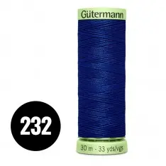 Gütermann Fil à Coudre Super Résistant Cobalt Foncé 30M (232)