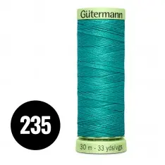 Gütermann Fil à Coudre Super Résistant Turquoise Vert 30M (235)