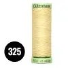 Gütermann Ornamental And Button Hole Thread Ecru Yellow 30M (325)