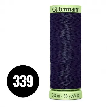 Gütermann Ornamental And Button Hole Thread Dark Navy 30M (339) - (Haberdashery)