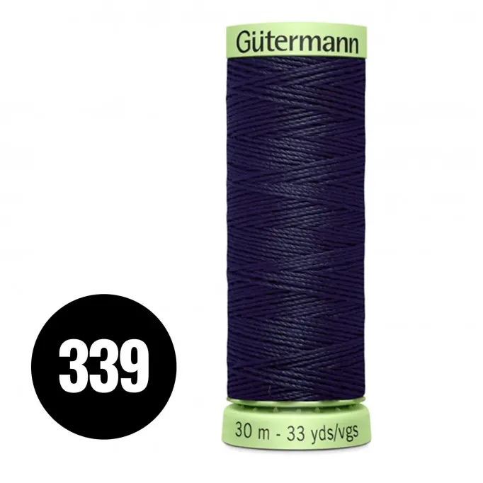 Gütermann Zierstich- Und Knopflochfaden Dunkel Marine 30M (339) - (Nähzubehör)