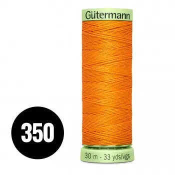 Gütermann Ornamental And Button Hole Thread Light Orange 30M (350)