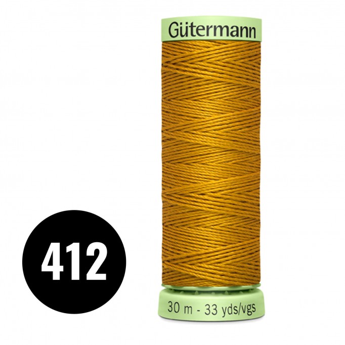 Gütermann Fil à Coudre Super Résistant Chameau 30M (412) - (Mercerie)