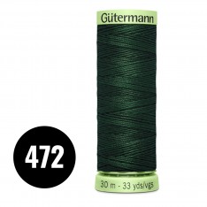 Gütermann Zierstich- Und Knopflochfaden Dunkel Grün 30M (472)