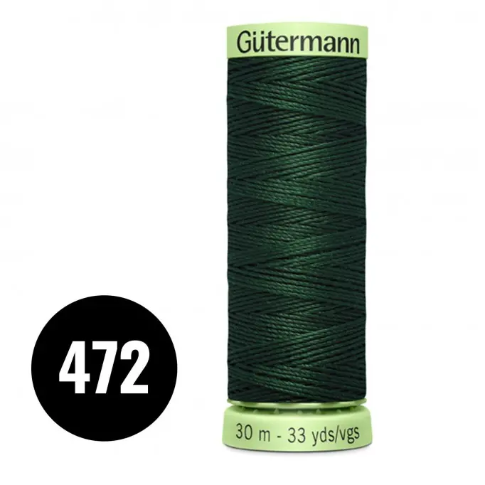 Gütermann Nici Do Haftu Ciemny Zieleń 30M (472) Pasmanteria