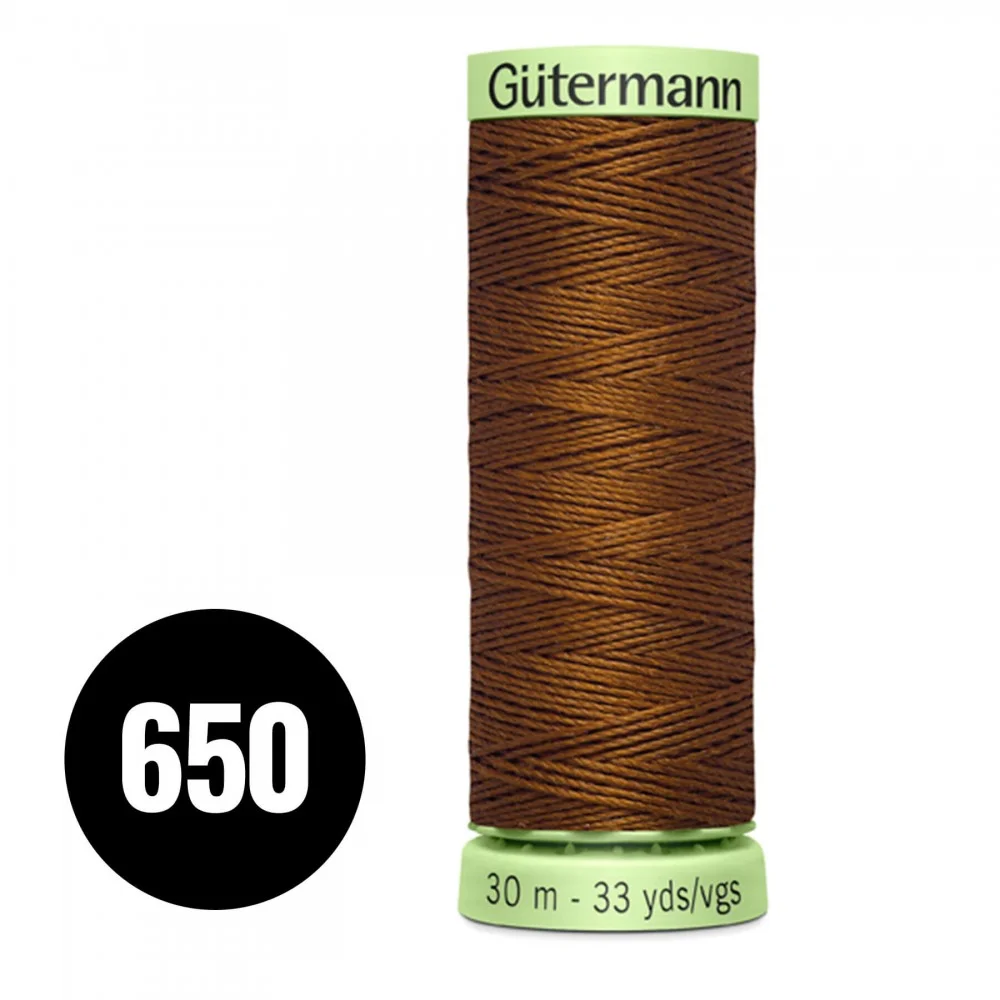 Gütermann Pyntestings- Og Knaphulstråd Cognac 30M (650)
