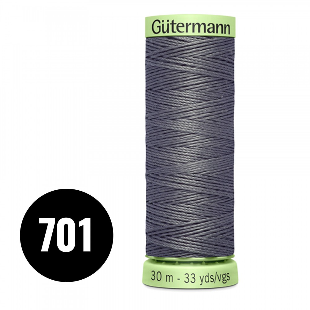 Gütermann Pyntestings- Og Knaphulstråd Antracit 30M (701)
