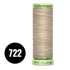 Gütermann Nici Do Haftu Beżowy Krem 30M (722) Gütermann Nici Do Haftu Beżowy Krem 30M (722)