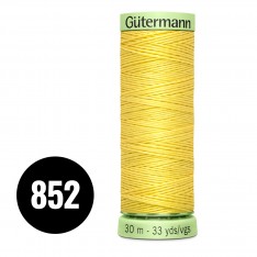 Gütermann Zierstich- Und Knopflochfaden Zitronengelb 30M (852)