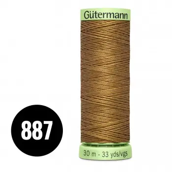 Gütermann Ornamental And Button Hole Thread Bronze 30M (887)
