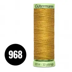 Gütermann Fil à Coudre Super Résistant Ocre Clair 30M (968)