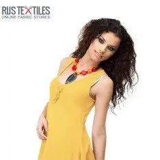 Stretch Leinenstoff Gelb Stretch Leinenstoff Gelb