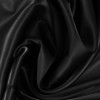Silk Stretch Satin Fabric Black