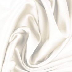 Silk Stretch Satin Fabric Cream