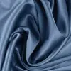 Stretch Seidensatin Stoff Dunkel Jeans