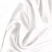 Stretch Silke Satin Stof Råhvid - (Fashion Stoffer)