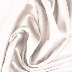 Stretch Zijde Satijn Stof Licht Beige