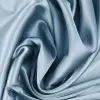 Tessuto Raso Di Seta Stretch Jeans Chiaro