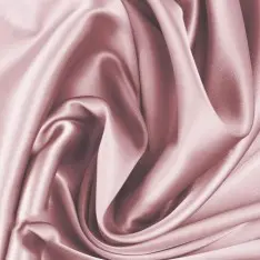Stretch Zijde Satijn Stof Oud Roze