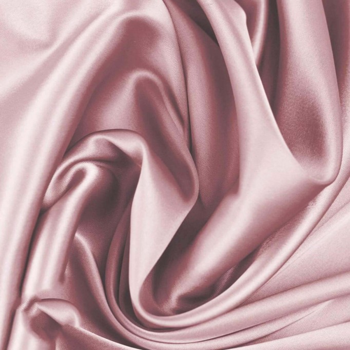 Silk Stretch Satin Fabric Old Pink - (Fashion Fabrics)